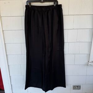 Dorothee Schumacher Silk Wide Leg Pants Black size XL(5)